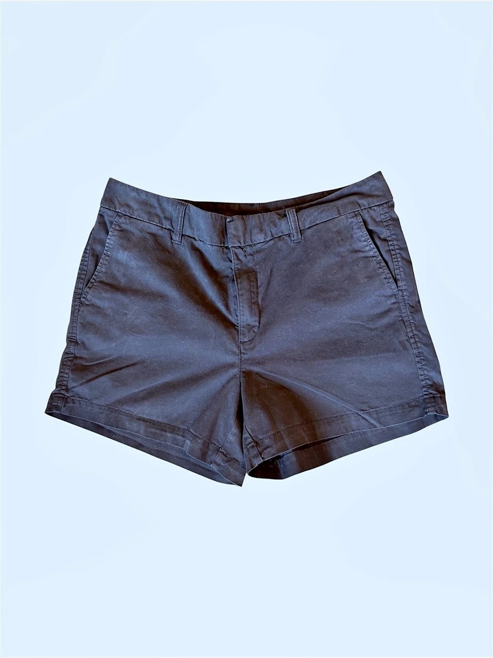 Quince Women's Cargo Shorts in Black Size 8